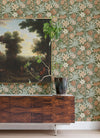 Cecilia Chartreuse Tulip and Daffodil Wallpaper Wallpaper A-Street Prints   