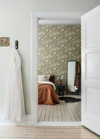 Cecilia Chartreuse Tulip and Daffodil Wallpaper Wallpaper A-Street Prints   