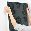 Graphic Damask Wallpaper Wallpaper York   