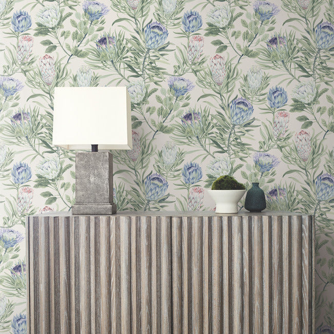 Protea Wallpaper Wallpaper York Wallcoverings   