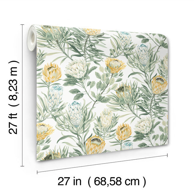 Protea Wallpaper Wallpaper York Wallcoverings   