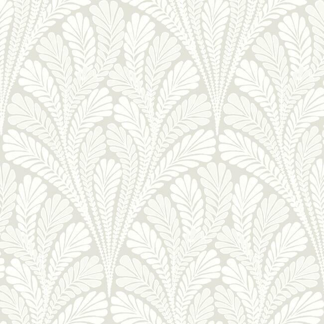 Shell Damask Wallpaper Wallpaper York Double Roll Neutral/Pearl 