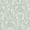 Shell Damask Wallpaper Wallpaper York Double Roll Sage 