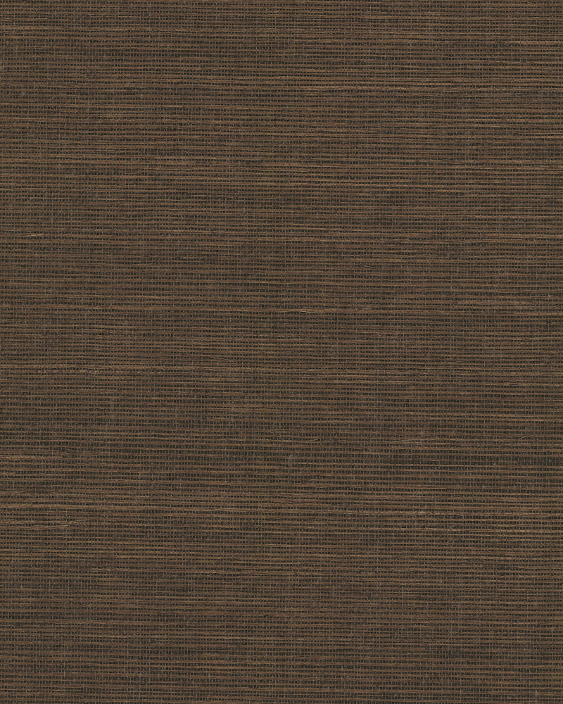 Maguey Walnut Sisal Wallpaper Wallpaper York Yard Walnut 