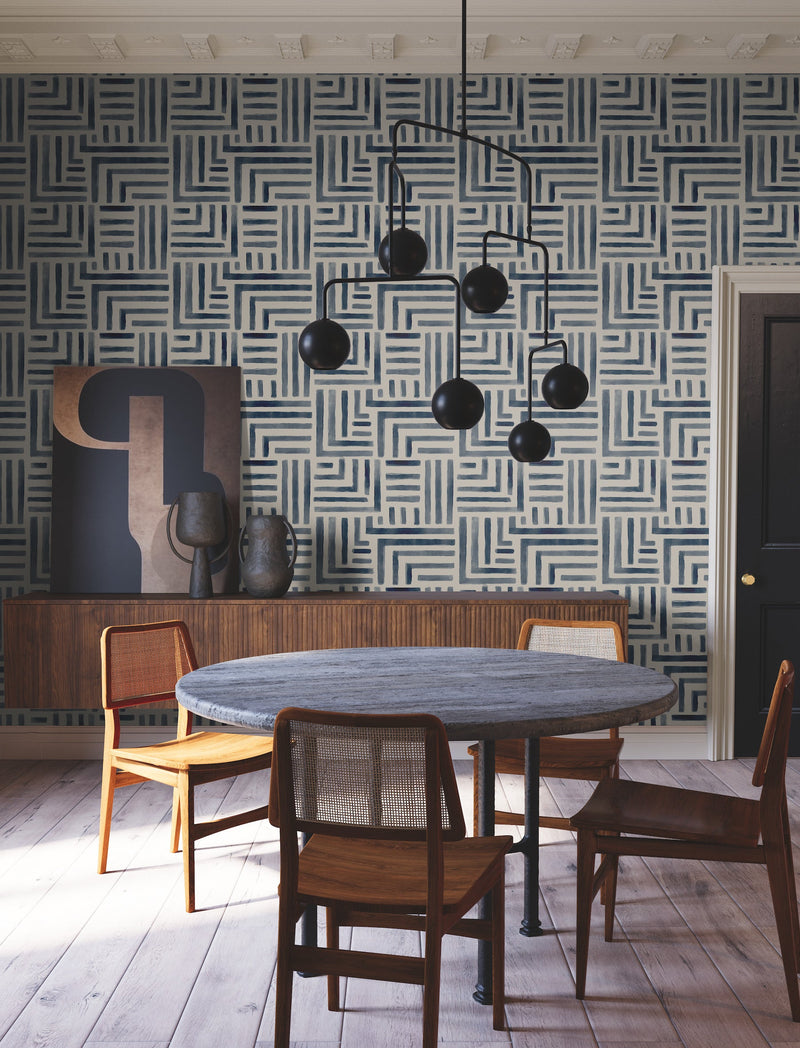 Painterly Labyrinth Wallpaper Wallpaper York Designer Series   