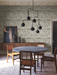 Painterly Labyrinth Wallpaper Wallpaper York Designer Series   