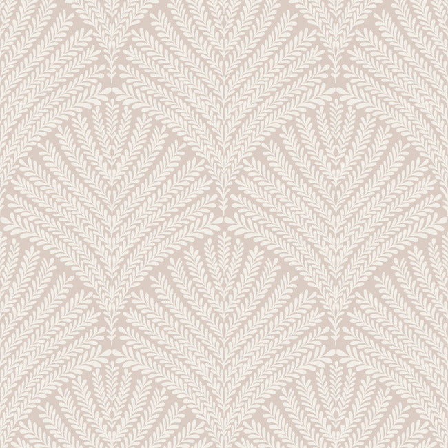 Beachcomber Wallpaper Wallpaper York Double Roll Baked Clay/Cream 