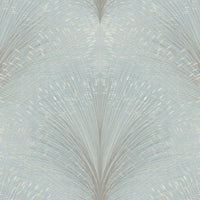 Papyrus Plume Wallpaper Wallpaper York Wallcoverings Double Roll Sky 