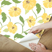 Jungle Garden Premium Peel + Stick Wallpaper Peel and Stick Wallpaper Madcap Cottage   