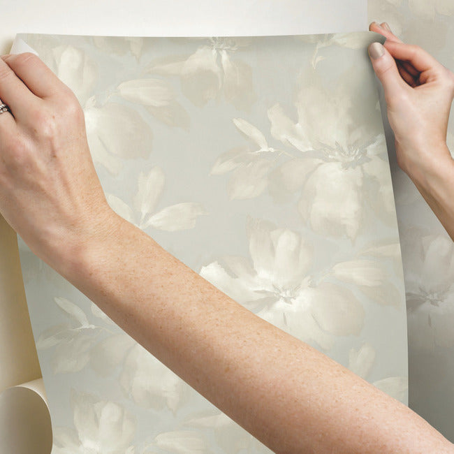 Midnight Blooms Premium Peel + Stick Wallpaper Peel and Stick Wallpaper Candice Olson   