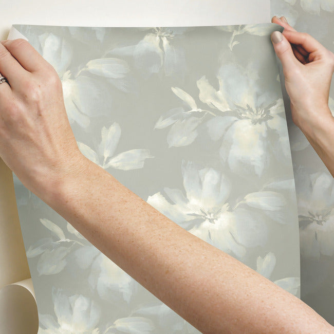 Midnight Blooms Premium Peel + Stick Wallpaper Peel and Stick Wallpaper Candice Olson   