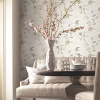 Linden Flower Premium Peel + Stick Wallpaper Peel and Stick Wallpaper Candice Olson   