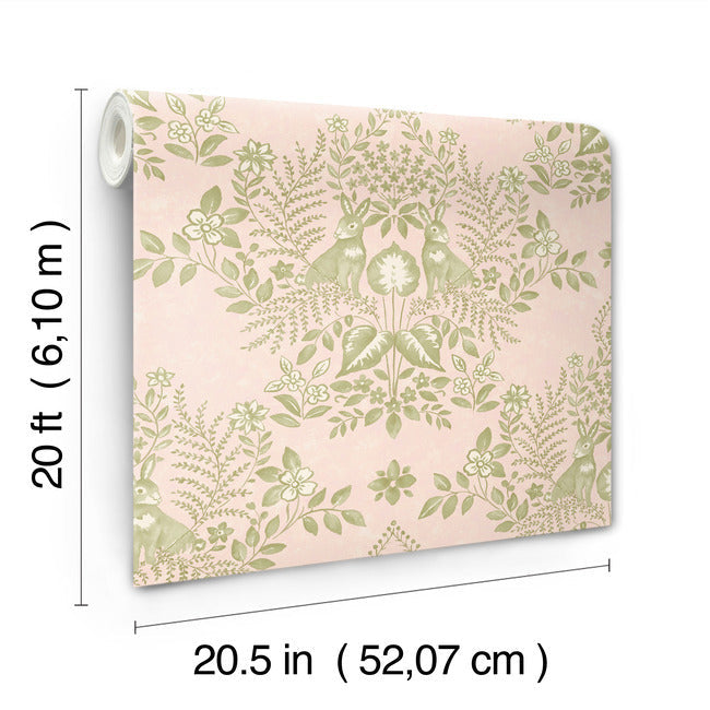 Cottontail Toile Premium Peel + Stick Wallpaper – York Wallcoverings