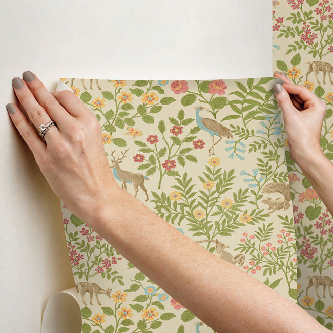 Woodland Floral Premium Peel + Stick Wallpaper