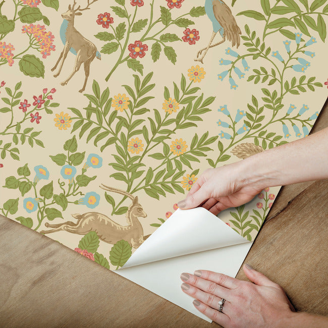 Woodland Floral Premium Peel + Stick Wallpaper