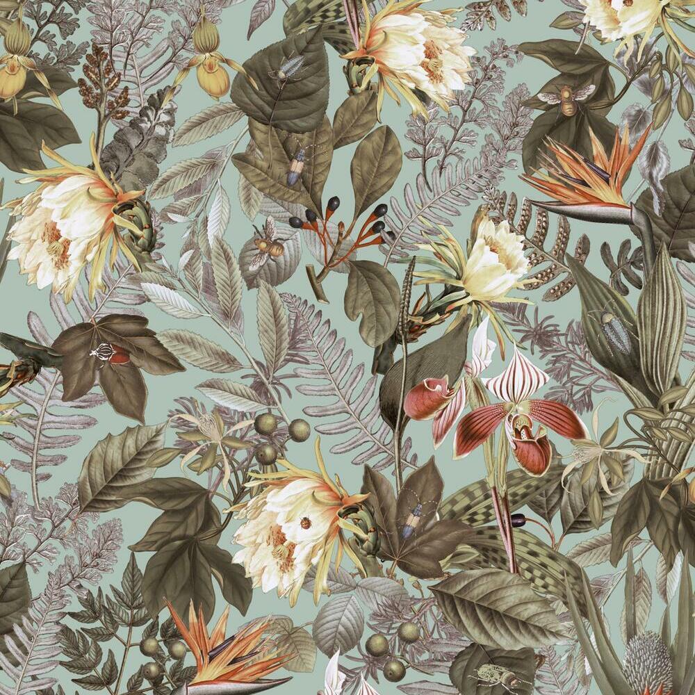 Tropical Flowers Peel and Stick Wallpaper – York Wallcoverings