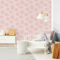 Toss the Bouquet Peel and Stick Wallpaper with Metallic Inks Peel and Stick Wallpaper RoomMates   