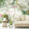 Jungle Lily Peel and Stick Mural Wall Mural RoomMates   