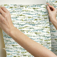 Dotted Line Peel and Stick Wallpaper Peel and Stick Wallpaper RoomMates   