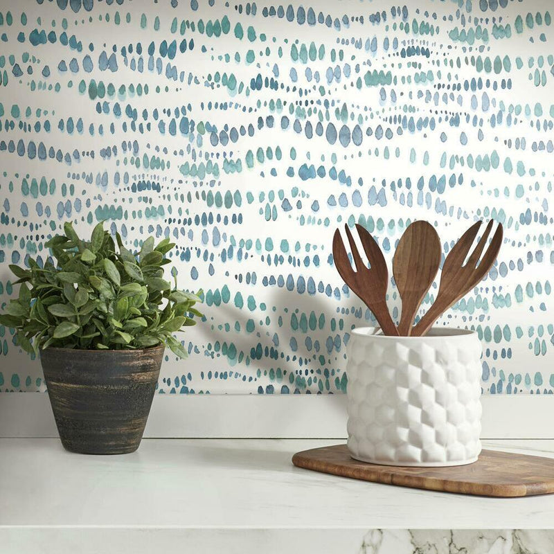 Dotted Line Peel and Stick Wallpaper Peel and Stick Wallpaper RoomMates   