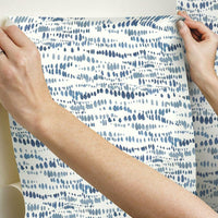 Dotted Line Peel and Stick Wallpaper Peel and Stick Wallpaper RoomMates   