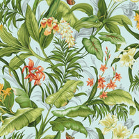 Waverly Wailea Coast Peel and Stick Wallpaper Peel and Stick Wallpaper RoomMates Roll Blue 