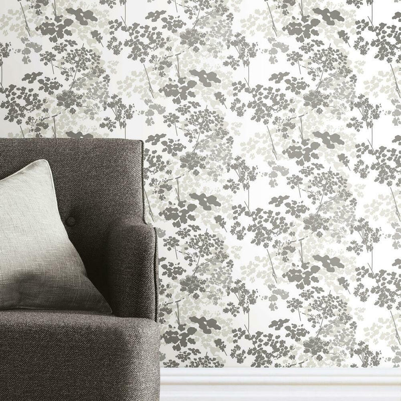 Queen Anne's Lace Peel & Stick Wallpaper Peel and Stick Wallpaper RoomMates   