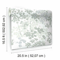 Queen Anne's Lace Peel & Stick Wallpaper Peel and Stick Wallpaper RoomMates   