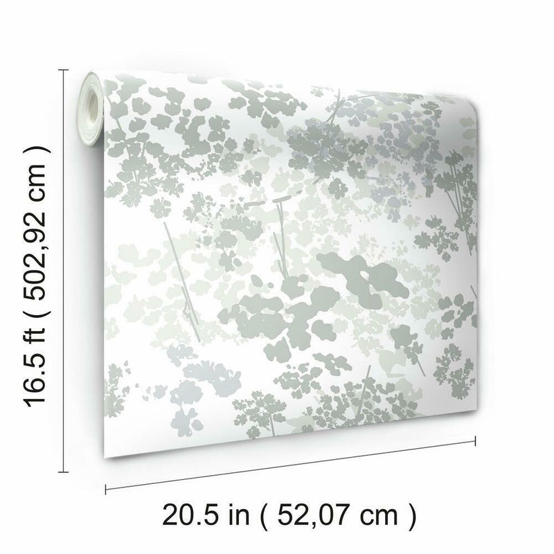 Queen Anne's Lace Peel & Stick Wallpaper Peel and Stick Wallpaper RoomMates   