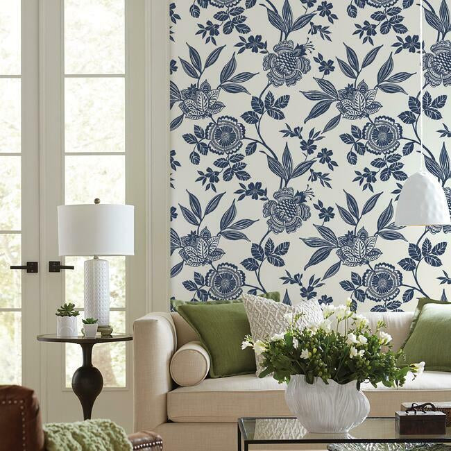 Wood Cut Jacobean Wallpaper Wallpaper York   