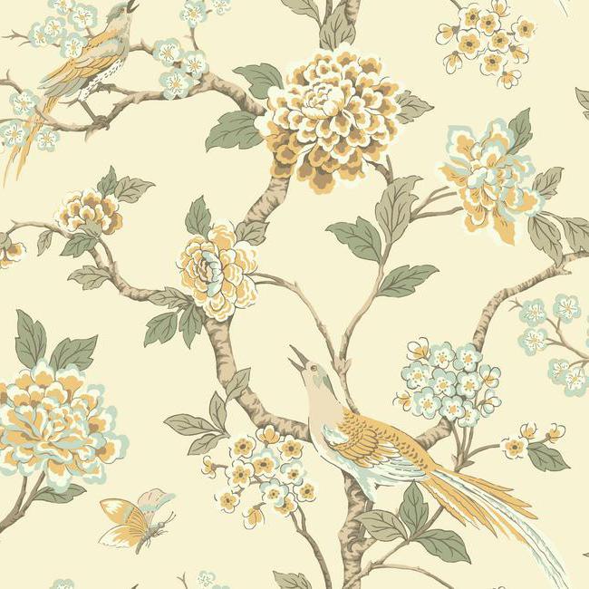 Fanciful Wallpaper Wallpaper Ashford House Double Roll Pastel 