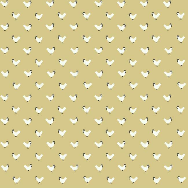 Roost Wallpaper Wallpaper York Double Roll Yellow 