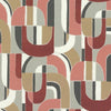 Sculpture Garden Wallpaper Wallpaper Ronald Redding Designs Double Roll Red/Coral 