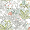 Flowering Desert Premium Peel + Stick Wallpaper Peel and Stick Wallpaper York Roll Grey 