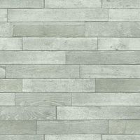 Warehouse Planks Premium Peel + Stick Wallpaper Peel and Stick Wallpaper York Roll Grey 